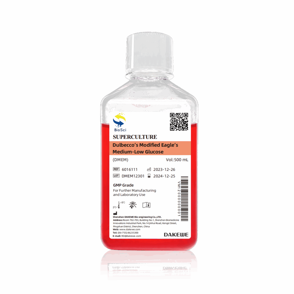 Dulbecco’s Modified Eagle’s Medium (DMEM) Low Glucose | BioSci