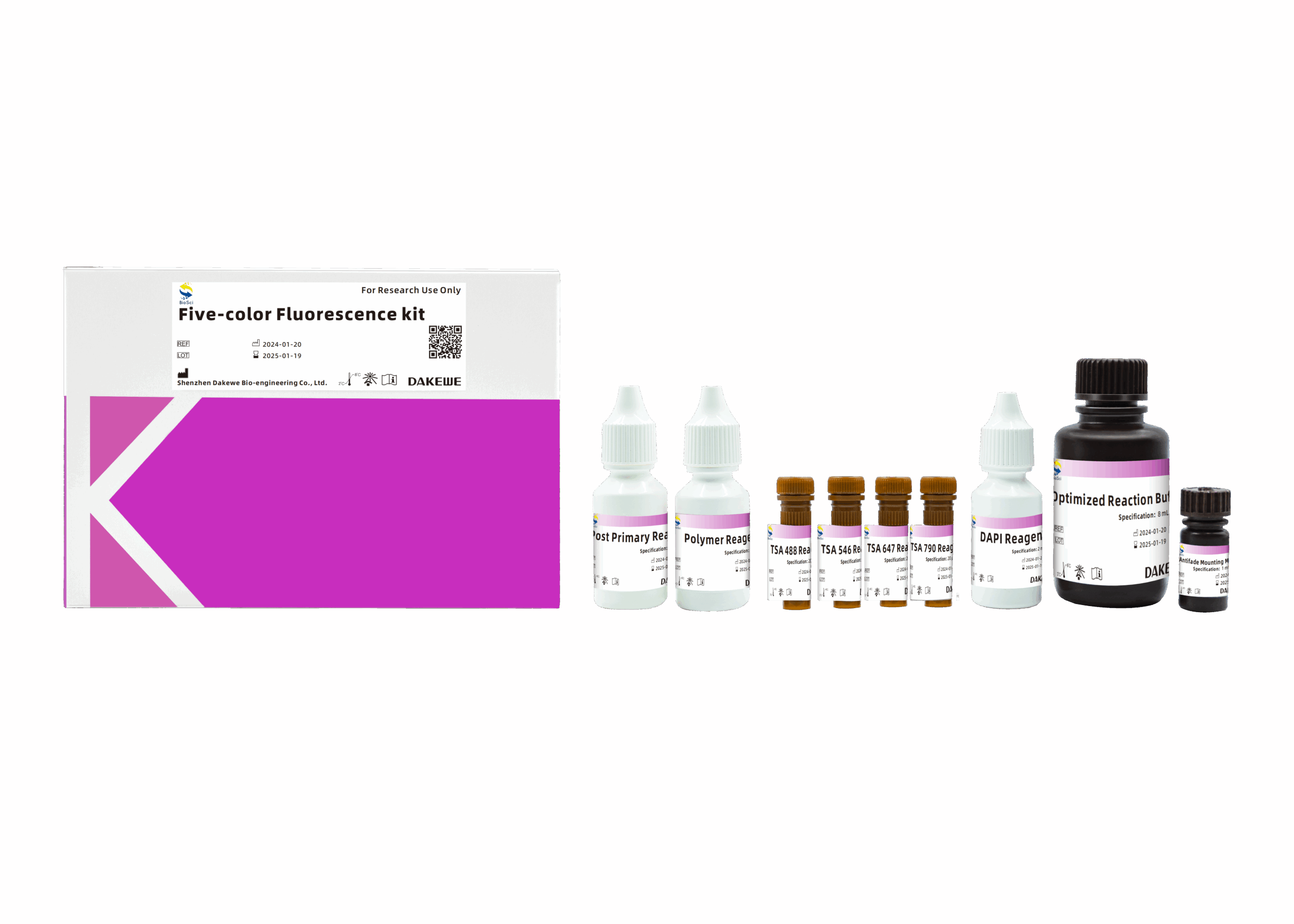 Five-color Fluorescence kit